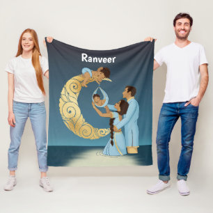 Cobertor De Velo Pais indianos sendo abençoados com um bebê