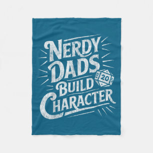 Cobertor De Velo Pais Nerds Constroem Caráter Humor de Pai