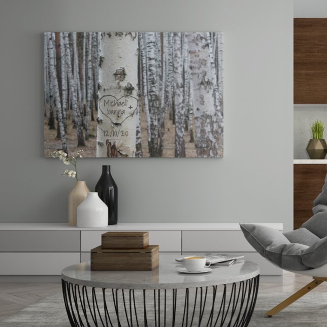 Cobertor De Velo País Personalizado Rustic Gravado Nomes de Coração (Criador carregado)