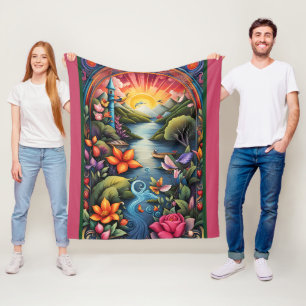 Cobertor De Velo Paisagem de Storybook 1