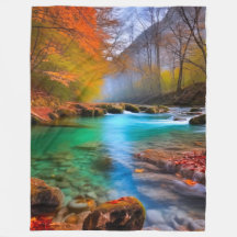 Paisagem do Rio de Outono Tranquilo