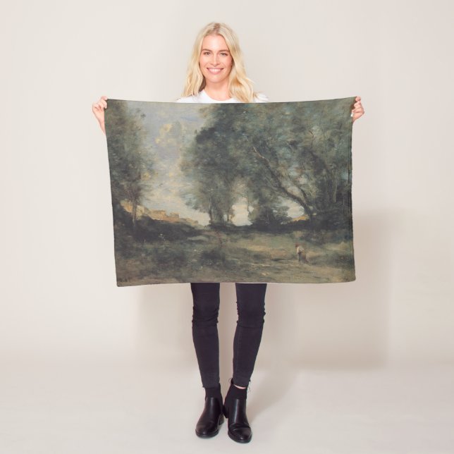 Cobertor De Velo Paisagem (por Camille Corot) (In Situ)