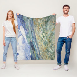 Cobertor De Velo Paisagem por trás do Santo Paul Vincent van Gogh