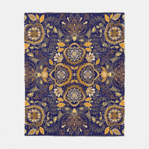 Cobertor De Velo Paisley Elegance: Padrão de Design têxtil