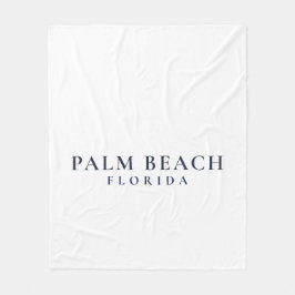 Cobertor De Velo Palm Beach Flórida - Costeiro Elegante 