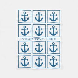 Cobertor De Velo Pancreiros personalizados do padrão de ancoragem n