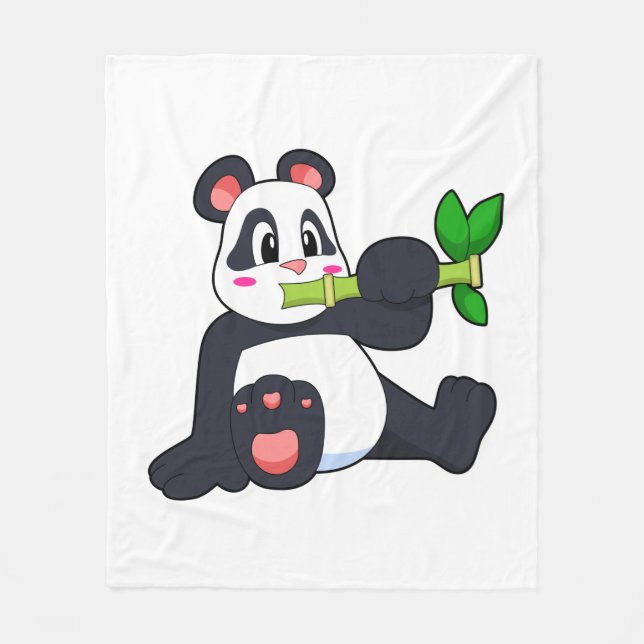 Cobertor De Velo Panda com Bamboo (Frente)