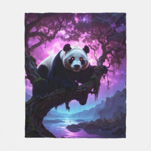 Cobertor De Velo Panda da Floresta Mística