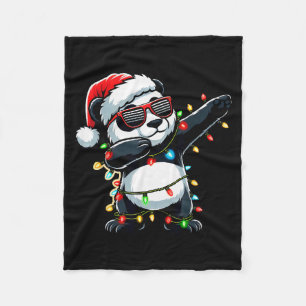 Cobertor De Velo Panda Dançante de Natal Para Crianças Meninos Meni