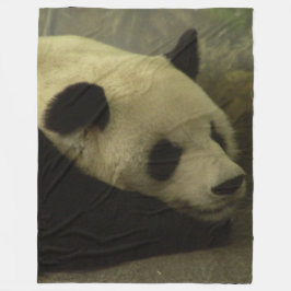 Cobertor De Velo Panda Fleece Throw Blanket