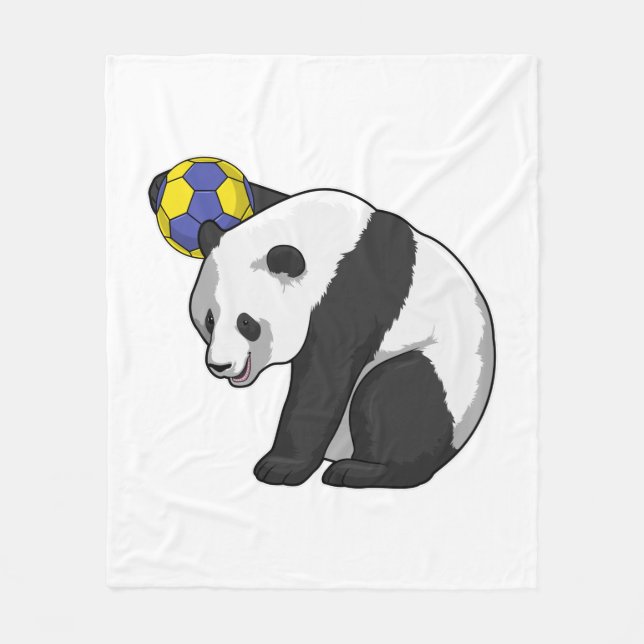 Cobertor De Velo Panda no Esporte Handebol (Frente)