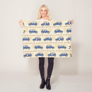 Cobertor De Velo Panda Panda Pan blue beige