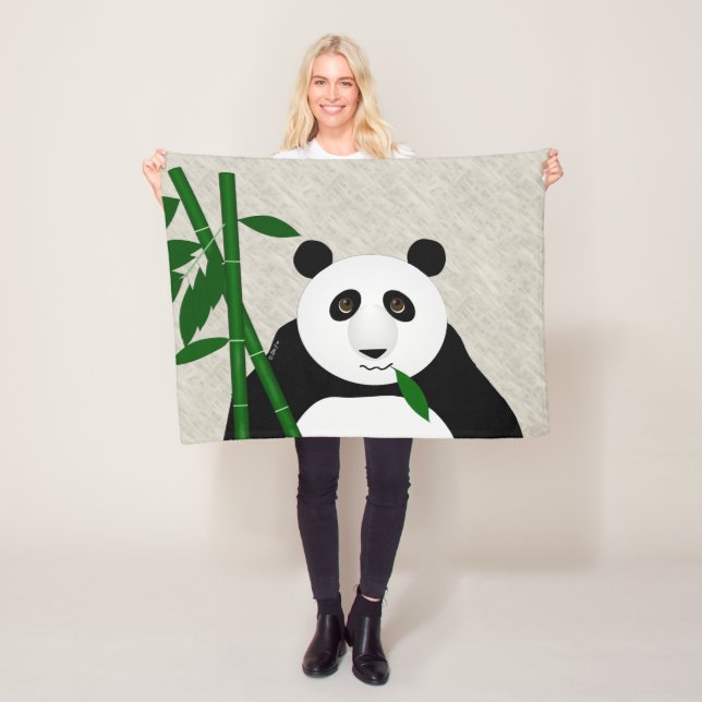 Cobertor De Velo Panda Small Fleece Blanket (In Situ)