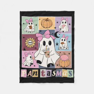 Cobertor De Velo Pantasmas Mexicano Halloween Ghost Spooky Conchas