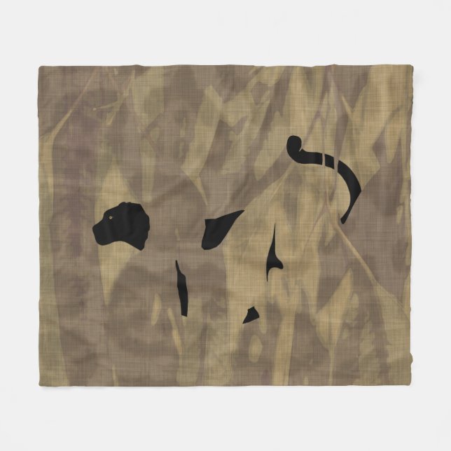 Cobertor De Velo Pantera oculta Flórida Blanket (Frente (Horizontal))