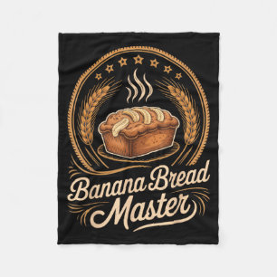 Cobertor De Velo Pão de Banana Mestre Padeiro Chef Humor Outono Pan