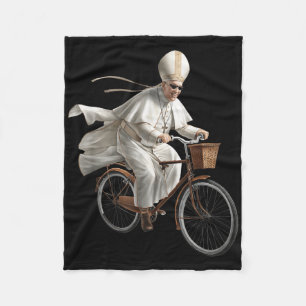 Cobertor De Velo Papa andando de bicicleta Igreja Católica Bíblia E