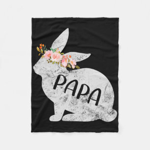 Cobertor De Velo Papa Bunny Matando Família Floral Bunny Coelho Eas