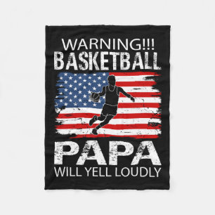 Cobertor De Velo Papá de basquetebol Yell Encantado