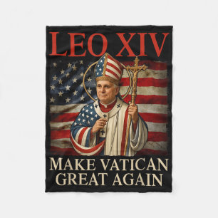 Cobertor De Velo Papa Leo Xiv Faça Excelente Vaticano Novamente Chu