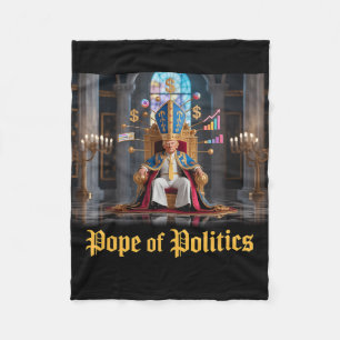 Cobertor De Velo Papa vaticano Cristão Da Política"