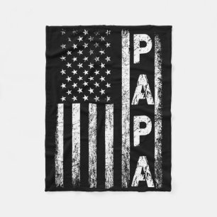 Cobertor De Velo Papa Vintage Bandeira Americana Dia dos Pais 4 de 