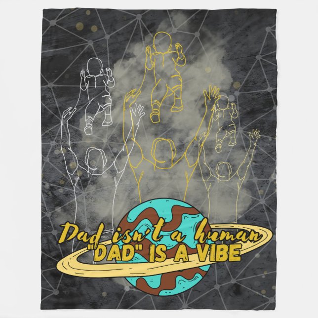 Cobertor De Velo Papai, manta de Fleece Vibe (Frente)