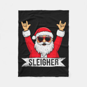 Cobertor De Velo Papai Noel Esquiador de Natal Rocker Homens Mulher