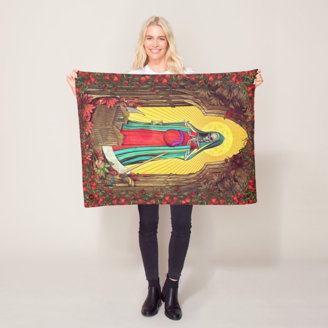 Cobertor De Velo Papai noel Muerte Tarot - morte santamente (In Situ)