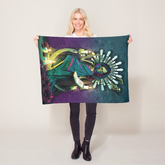 Cobertor De Velo Papai noel Muerte Tarot - sacerdotisa alta (In Situ)