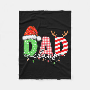 Cobertor De Velo Papai Noel Xmas Luzes de Natal Família de Pijama I