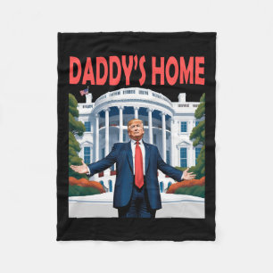 Cobertor De Velo Papai Trump em Casa Casa Branca 1