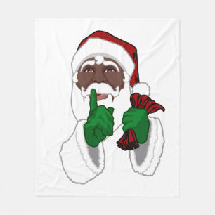 Cobertor De Velo Papais noeis africanos Papais noeis em branco em b