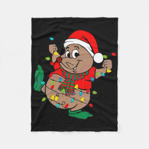 Cobertor De Velo Papais noeis bonitos Gus Luzes de Natal 1