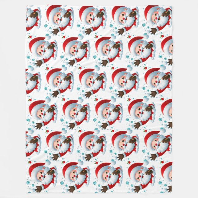 Cobertor De Velo Papais noeis Cozy Fleece Blanket (Frente)
