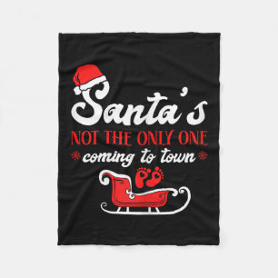 Cobertor De Velo Papais noeis de anotações de gravidez de Natal