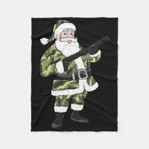 Cobertor De Velo Papais noeis de Caça de Natal Camo Militar