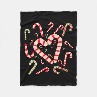 Cobertor De Velo Papais noeis De Canas Vermelhas E Brancas De Natal