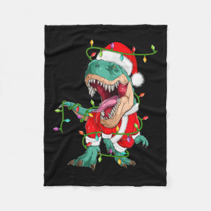 Cobertor De Velo Papais noeis de Iluminação Xmas Figurume Dinossaur