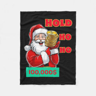 Cobertor De Velo Papais noeis De Natal Engraçados Ho Ho Segurando B