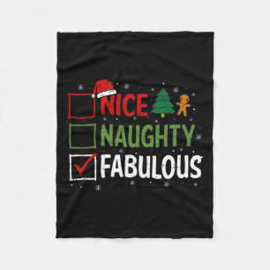 Cobertor De Velo Papais noeis de pijama de Natal fantásticas, Clau