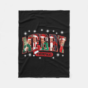 Cobertor De Velo Papais noeis de Trumpmas de feliz espetam pijamas 
