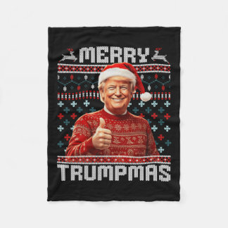 Cobertor De Velo Papais noeis de Trumpmas de feliz Tremem Pijamas d