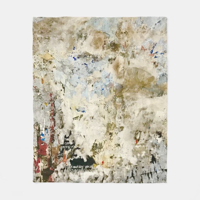 Cobertor De Velo Papel de parede castanho e vermelho (Frente)