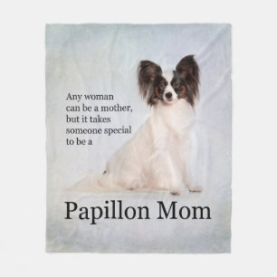 Cobertor De Velo Papillon Mãe Fleece Blanket