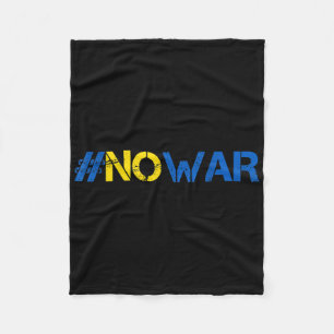 Cobertor De Velo Pára a Guerra - Ucrânia Camisa #nowar - Socorro