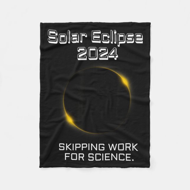 Cobertor De Velo Para Ciência de Eclipse Solar que pula o trabalho (Frente)