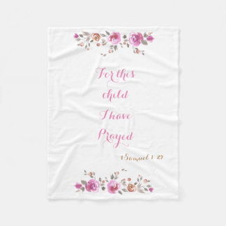 Cobertor De Velo Para esta criança eu prayed