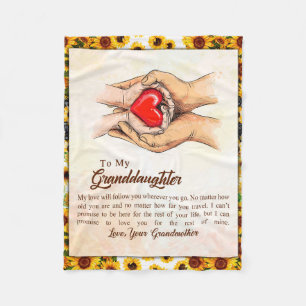 Cobertor De Velo Para Minha Avó, Sunflower Gift, Da Avó