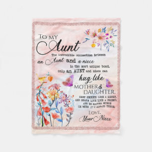 Cobertor De Velo Para Minha Tia Presente, Borboleta Presente Da sob